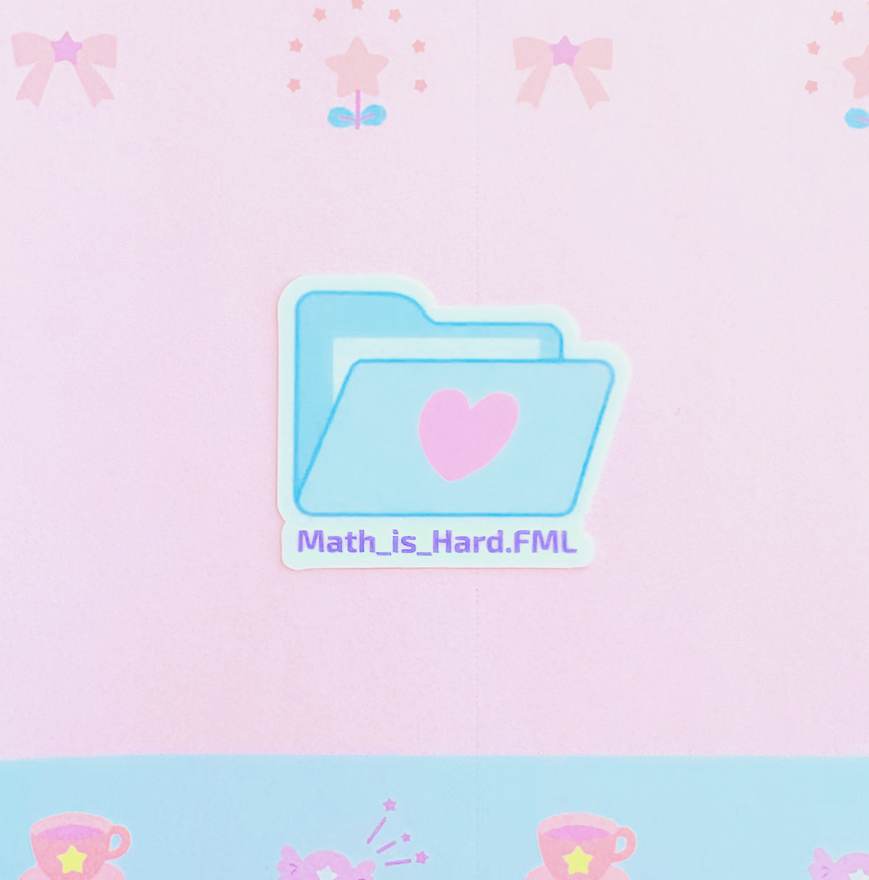 Math Is Hard Vinyl Sticker