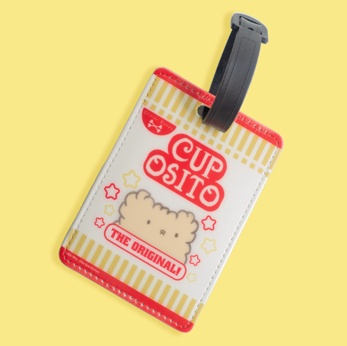 Cup Osito Luggage Tag - Glitter Bones Boutique