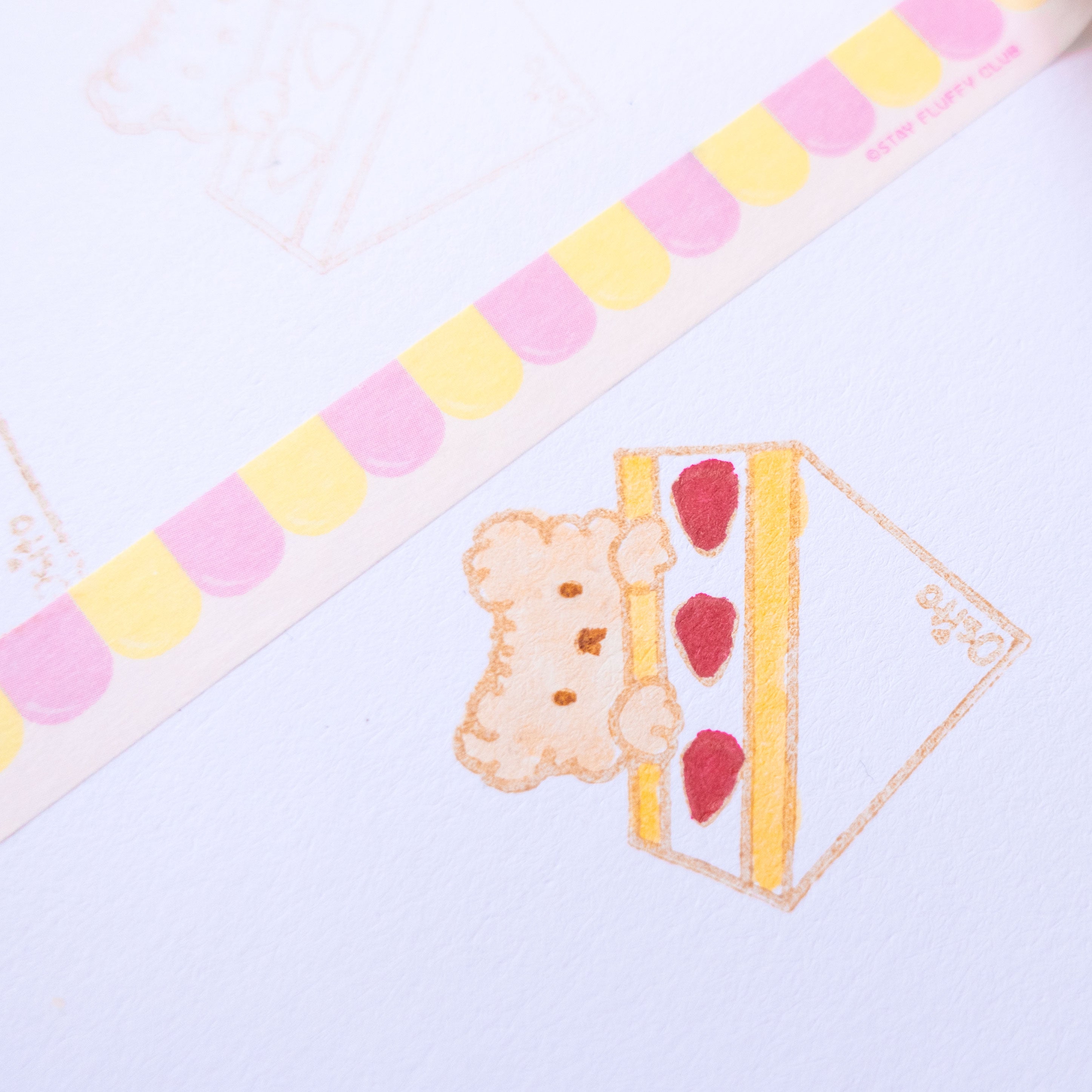 Stay Fluffy Club Banner Washi Tape - Glitter Bones Boutique