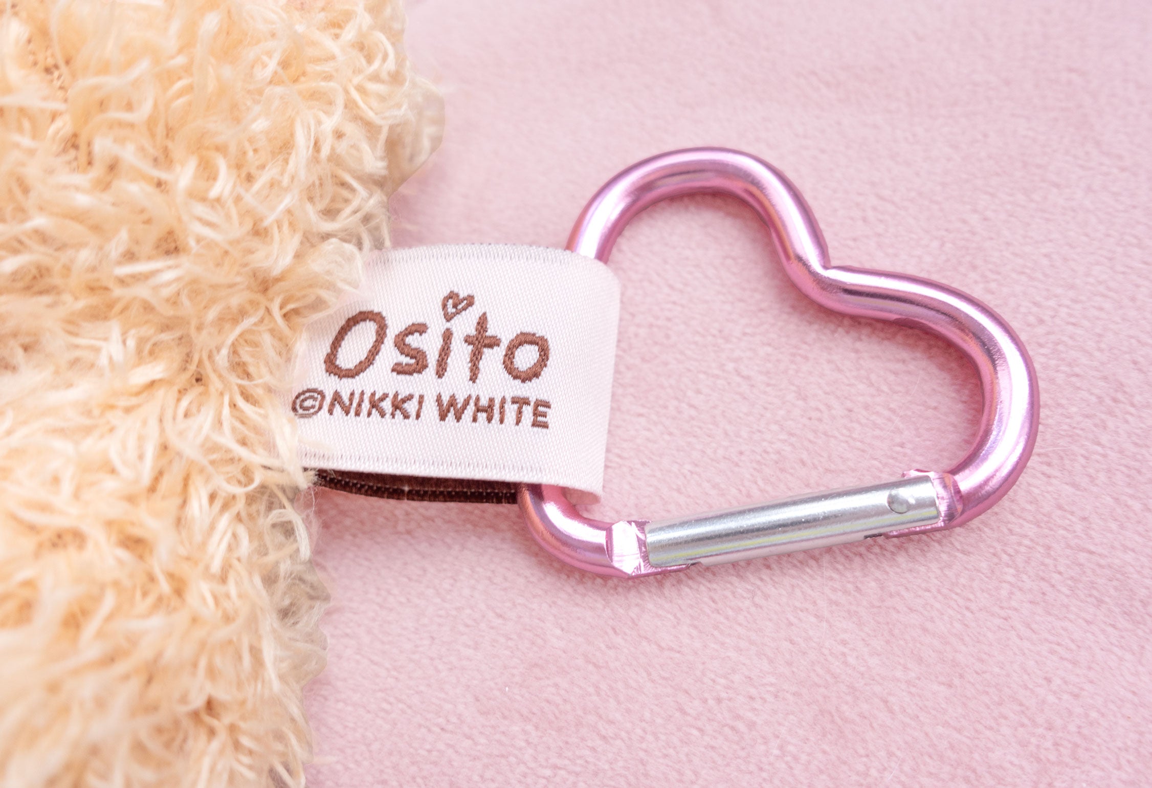 Osito & Clover Hand Holding Plush Keychain *PREORDER* - Glitter Bones Boutique