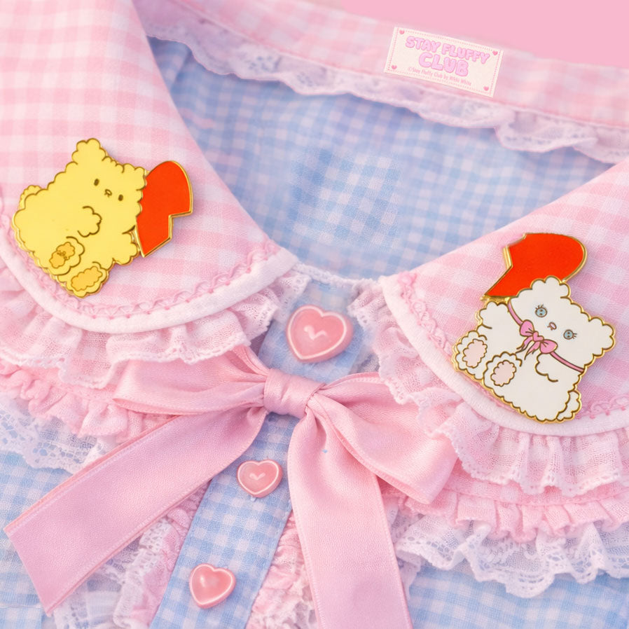 Osito and Clover BFF Enamel Pins