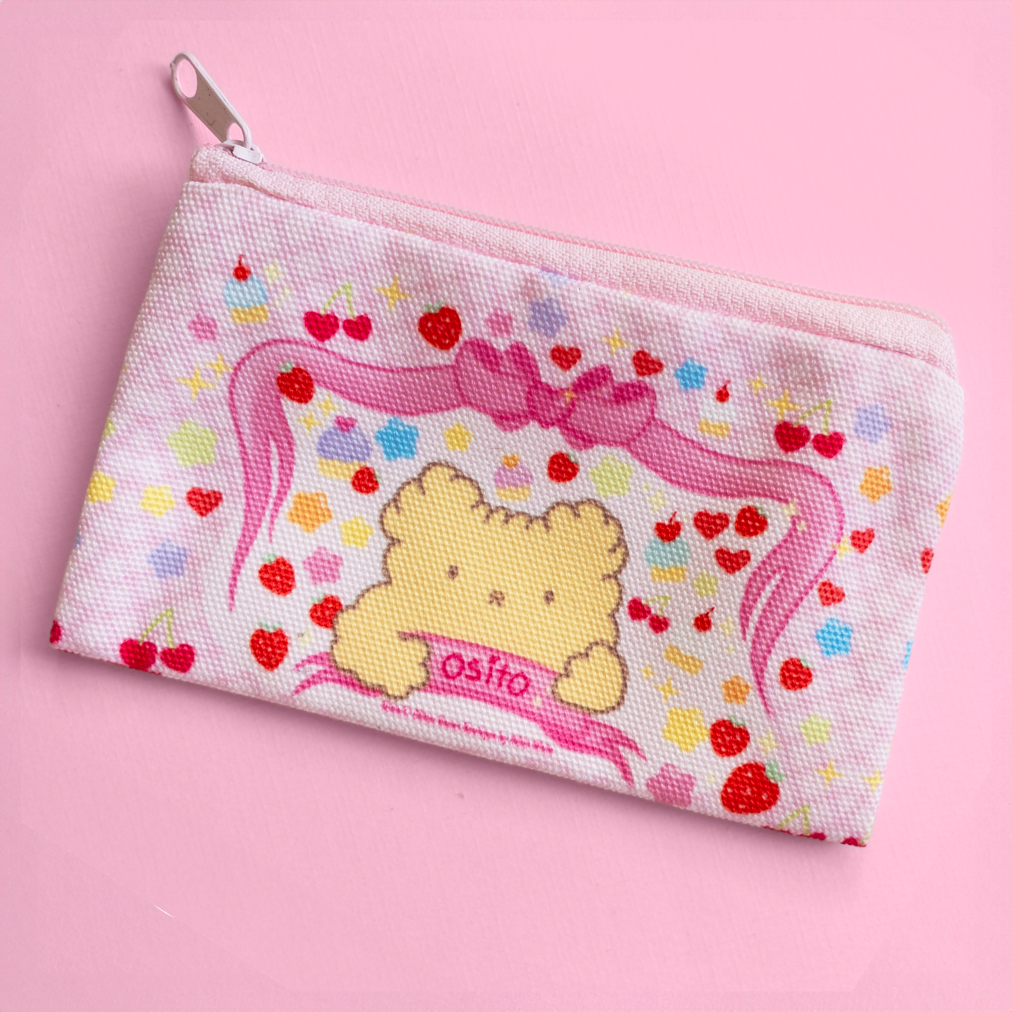 Osito Pink Gingham Mini Coin Purse