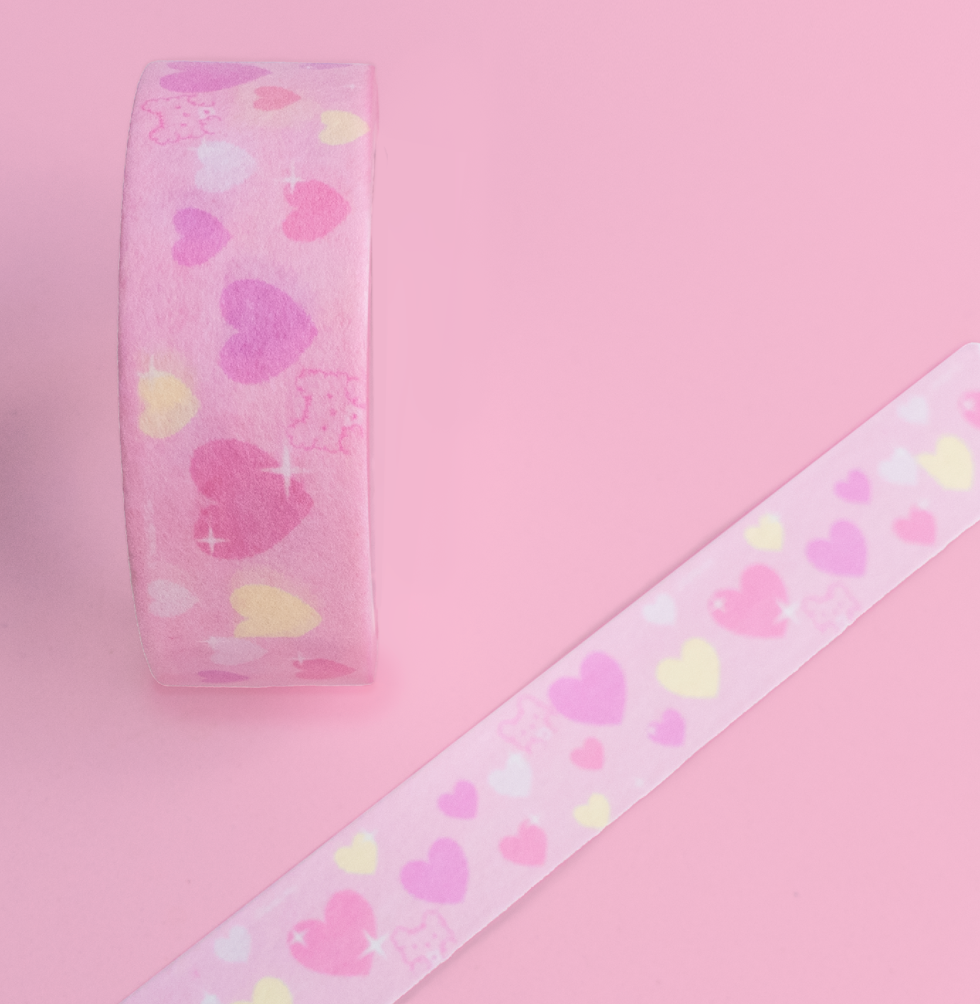 Pastel Hearts Washi Tape