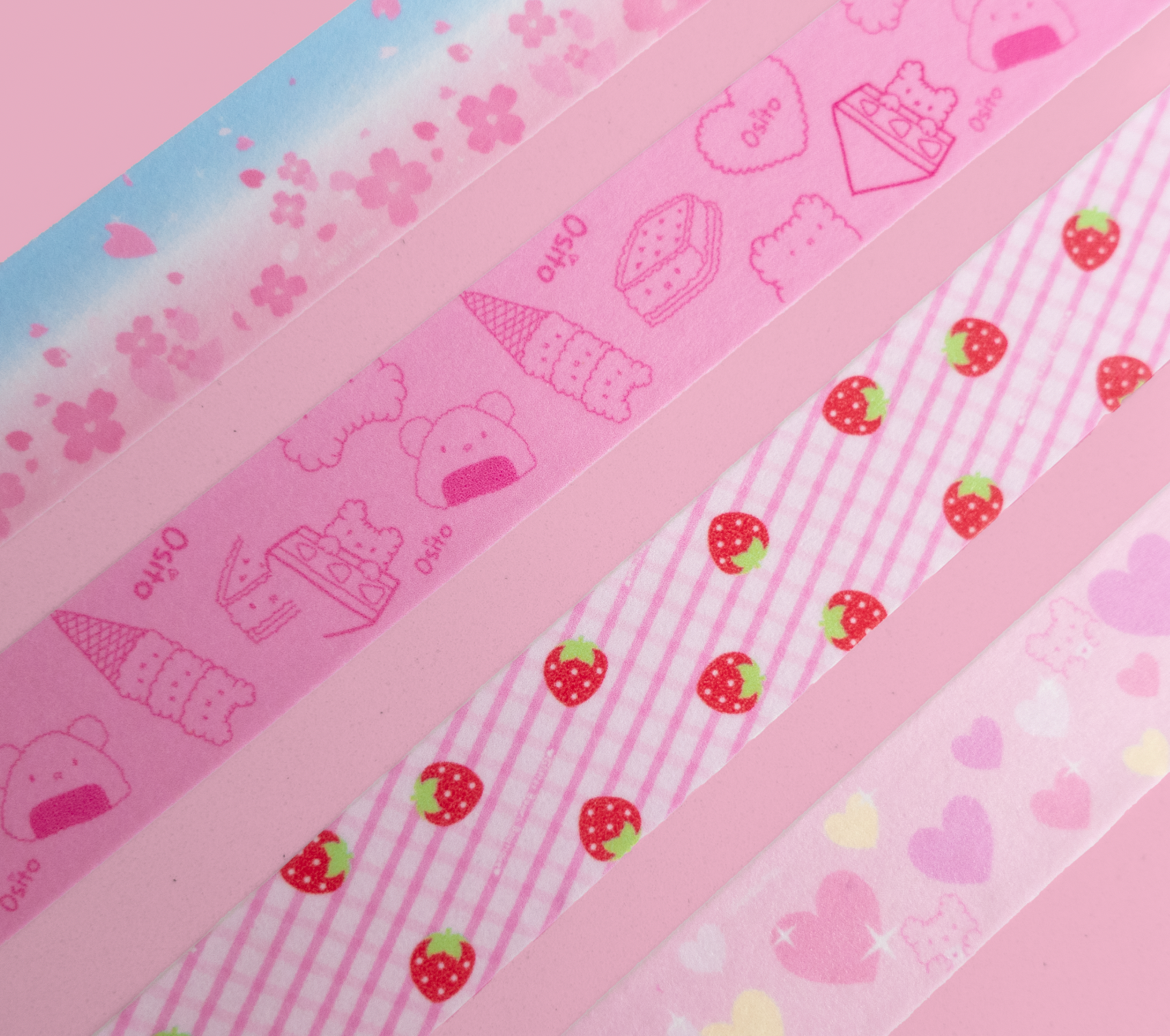 Osito Pink Treats Pattern Washi Tape