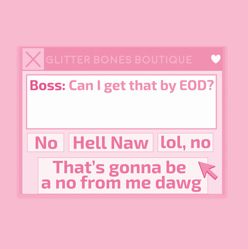 EOD Office Life Sticker - Glitter Bones Boutique