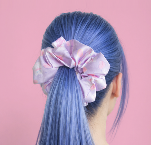Clover Ribbons & Hearts ₊‧ ୨୧ ‧₊ Scrunchie - Glitter Bones Boutique