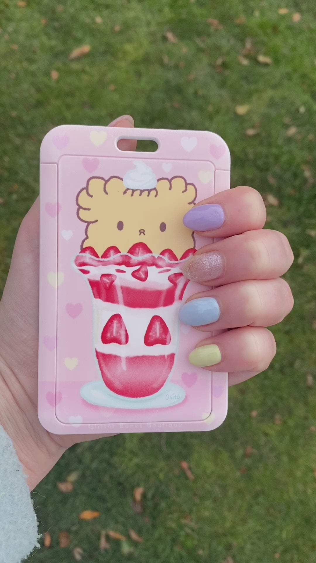 Cafe Osito Konpeito Candy Lanyard and ID Card Case