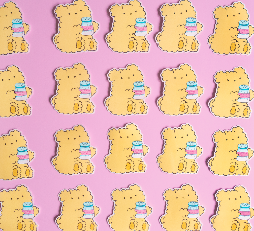 Officially Salty Osito Vinyl Sticker