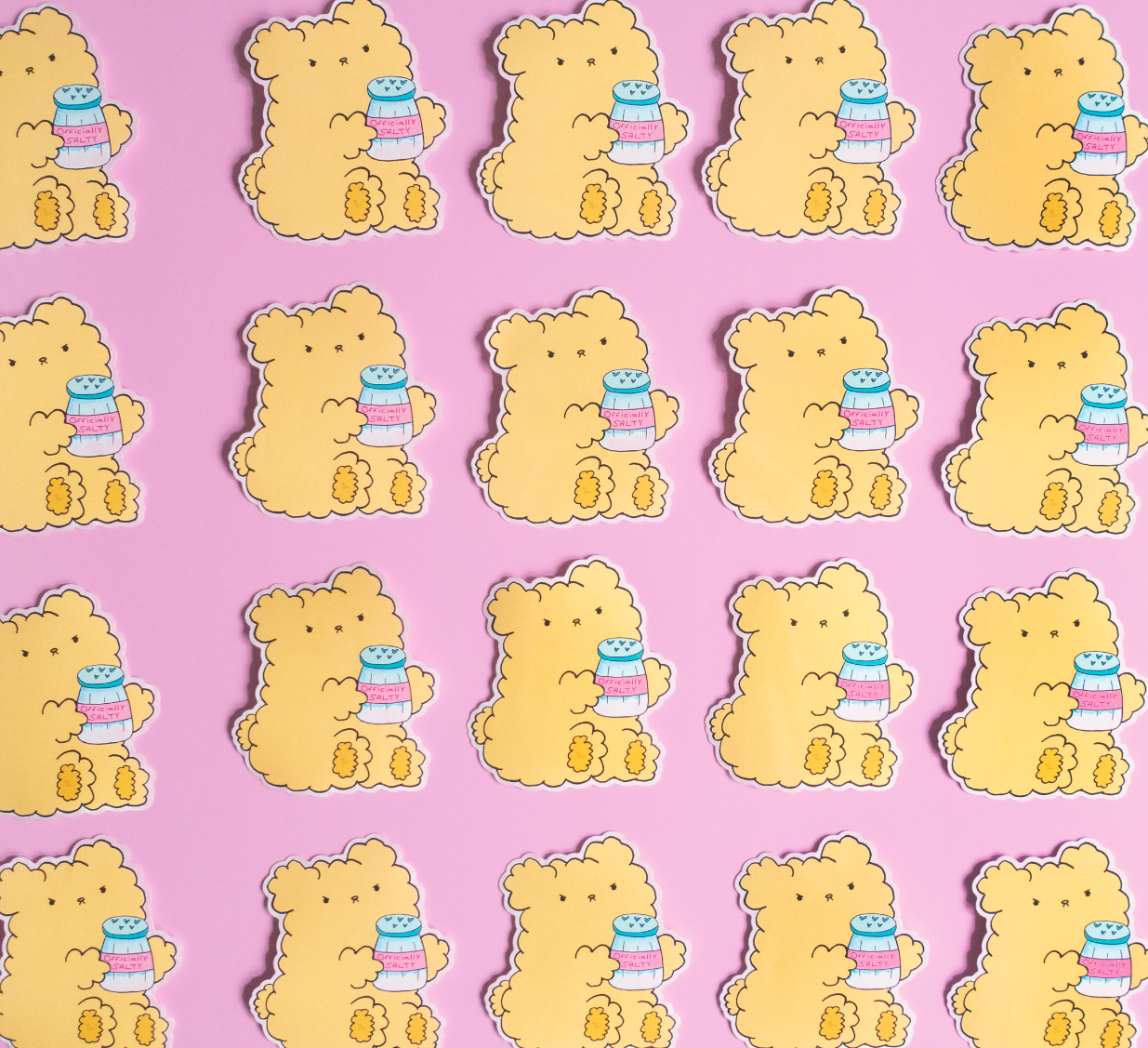 Officially Salty Osito Vinyl Sticker