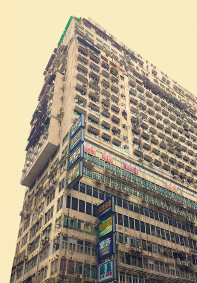Views of Hong Kong Yellow Art Print - Glitter Bones Boutique