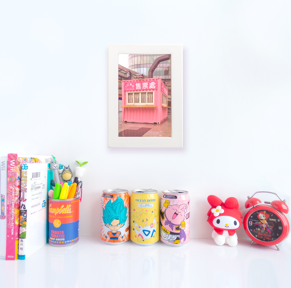 Views of Taiwan Pink Land Art Print - Glitter Bones Boutique