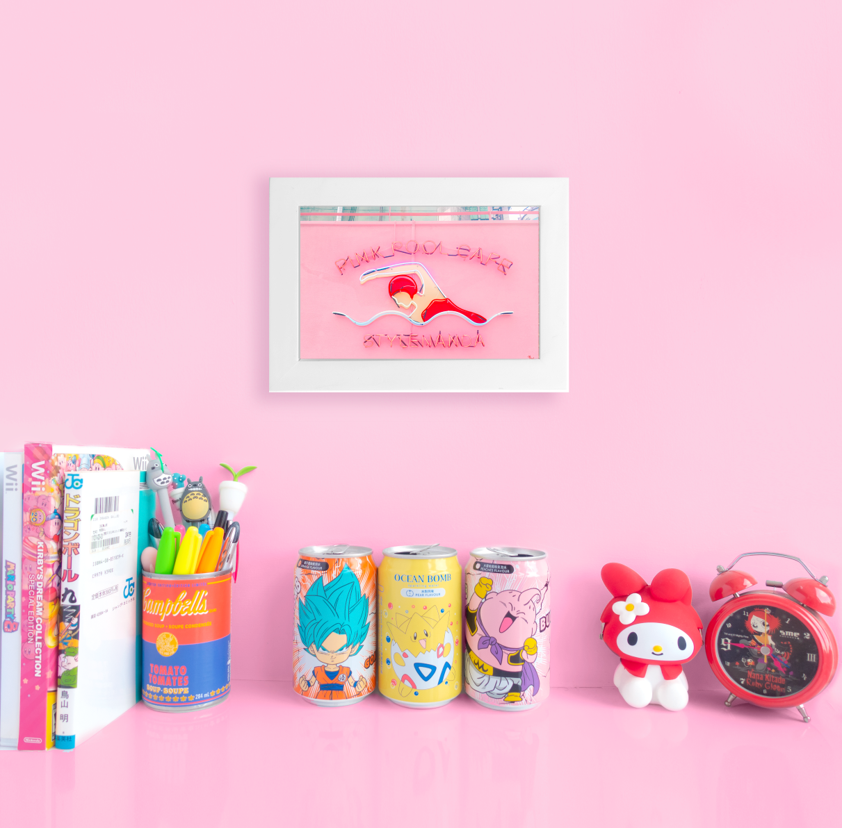 Views of Seoul - Pink Pool Art Print - Glitter Bones Boutique