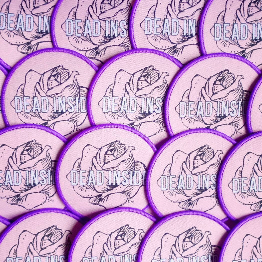 Dead Inside Rose Patch - Glitter Bones Boutique