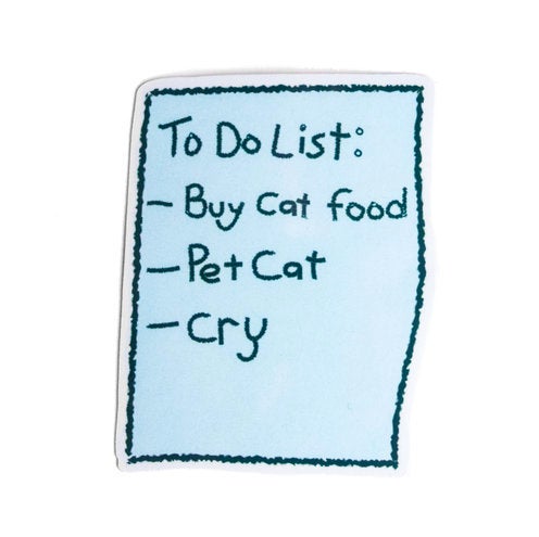To Do List Vinyl Sticker - Glitter Bones Boutique